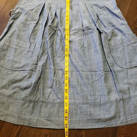 Twenty One Sleeveless Shirtdress Pullover Dress Cotton with Collar Size S - Picture 4 of 10